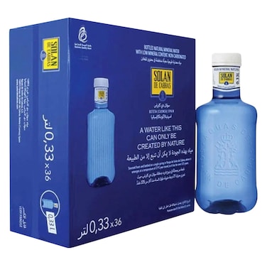 Solan De Cabras Still Mineral Water 330Ml X Pack Of 36