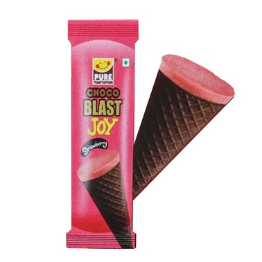 Chocoblast Joy Strawberry Waffle Cones 11g