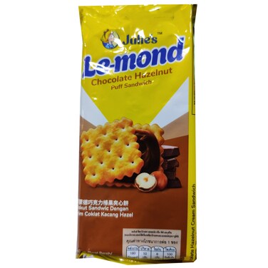 Julies Le-Mond Chocolate Hazelnut Sweet Biscuits 36G