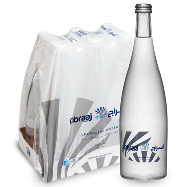 Abraaj Sparkling Water Glas 750Mlx6
