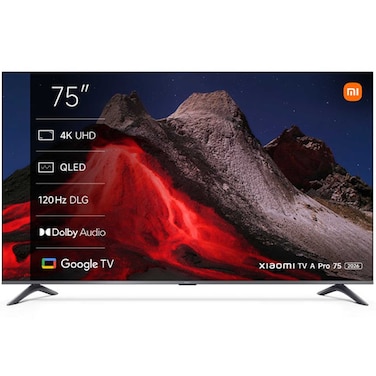 Xiaomi A Pro 75 inches 4K Smart QLED TV (2026), Dark Grey, ELA5836GL