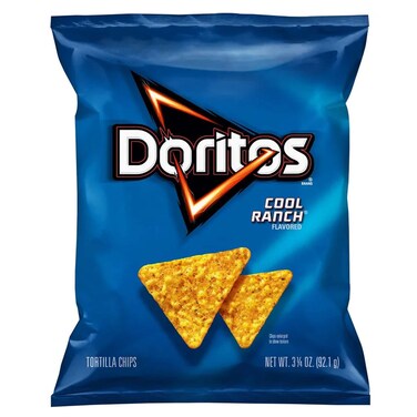 Doritos Tortilla Chips Cool Ranch Flavored 92.1g