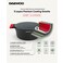 Daewoo Ts Series Non-Stick Granite Coating Cookware Set Of 9 - Black &amp; Red