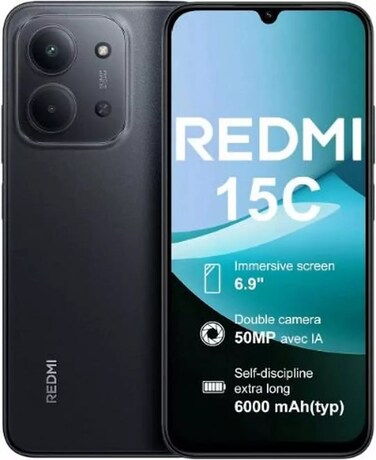 REDMI 15C 4G NFC  8GB/256GB Matte Black