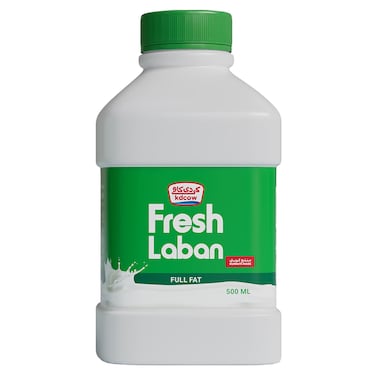 KD Cow Full Cream Fresh Laban Milk Drink 500ml
