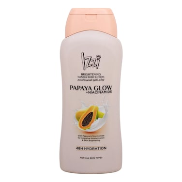 Izzi Papaya Glow + Niacinamide Brightening Hand &amp; Body Lotion 400 ml