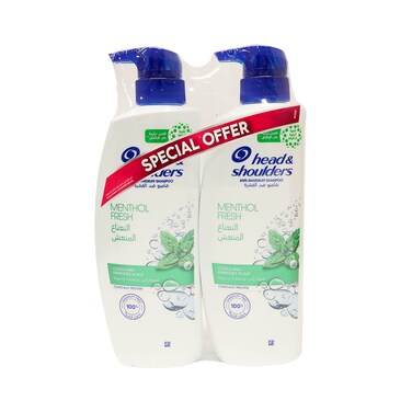 Head &amp; Shoulders Menthol Fresh Anti-Dandruff Shampoo Value Pack 2 x 500 ml