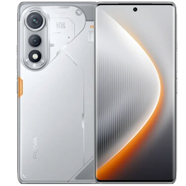 Tecno POVA Curve 5G Smartphone 256GB Storage, 8GB RAM, Magic Silver