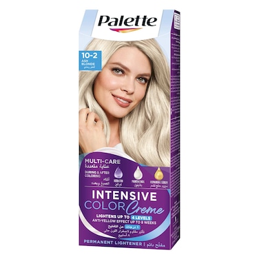 Schwarzkopf Palette Intensive Hair Color Cream With Liquid Keratin 10-2 Ash Blonde 50ML
