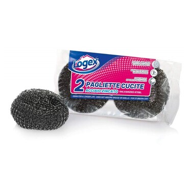 Logex Steel Sponge 30g x Pack of 2