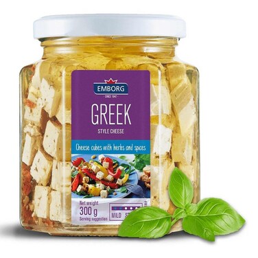 Emborg Greek Cheese With Olive And Herbs 300GR