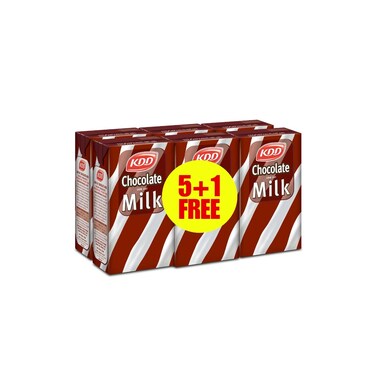 Kdd Milk Shake Chocolate 250ML 5+1Free