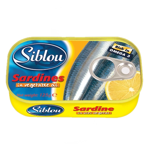 Siblou Sardines Vegetable Oil 125GR