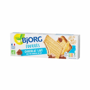 Bjorg Fourres Chocolat Au Lait Bio 225GR