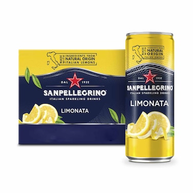San Pellegrino Limonata Sparkling Lemon Juice 330ML X Pack Of 6