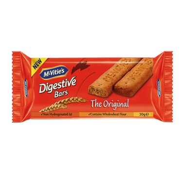 Mcvities Digestive Bars Original 30GR