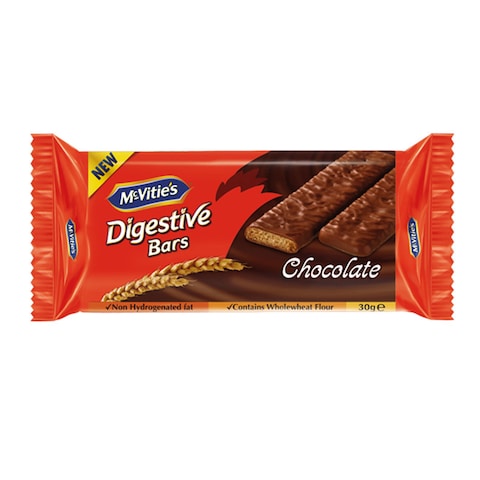 Mcvities Digestive Chocolate Bars 30GR