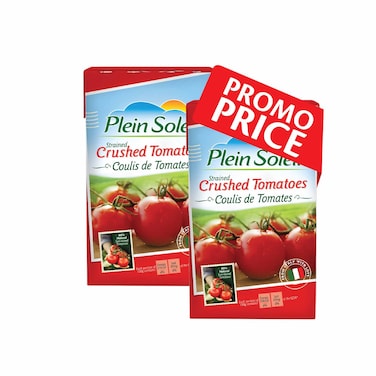 Plein Soleil Crushed Tomato 2X500GR Special Price