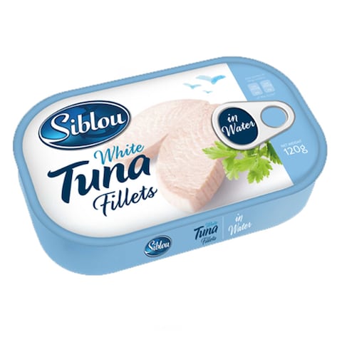 Siblou White Tuna Fillets In Water 120GR