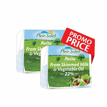 Plein Soleil Avita Feta Cheese 500g x Pack of 2