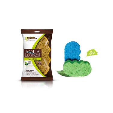 Aquamassage Oval Gentile Bath Sponge Assorted