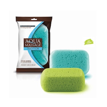 Aquamassage   Soap Bath Sponge Assorted