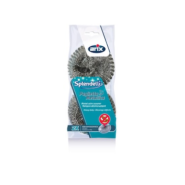 Arix Metal Scourer Sponge 2 Pieces