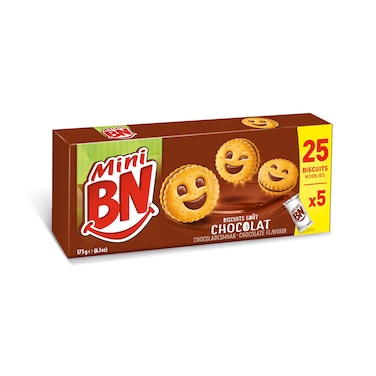 BN Mini Chocolate Sandwich Biscuits 175GR