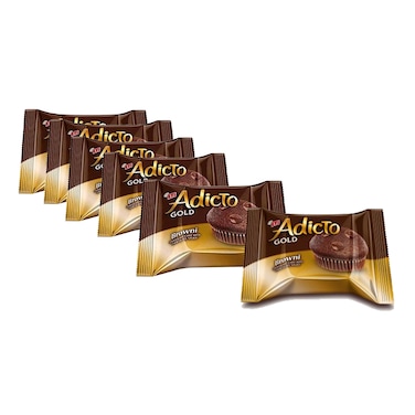 Eti Adicto Browni Gold Cocoa 36GR 5+1 Free