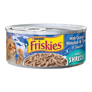 Friskies Shreds Ocean White Fish And Tuna 156GR