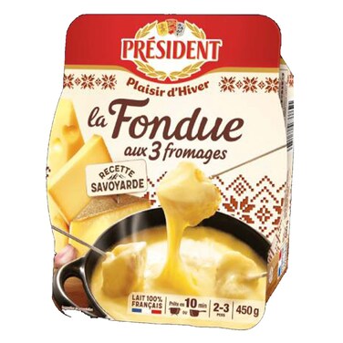 President Fondue 3 Cheese 450GR