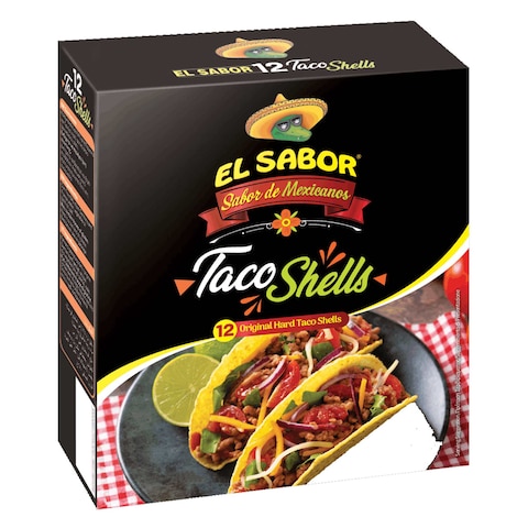 El Sabor Taco Shells 145GR 12 Pieces
