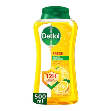Dettol Fresh Anti-Bacterial Citrus And Orange Blossom Body Wash 500ml