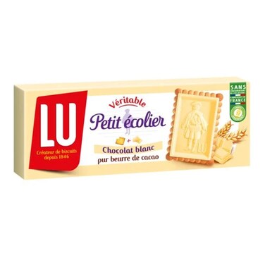 Lu Petit Ecolier White Chocolate Biscuits 150GR