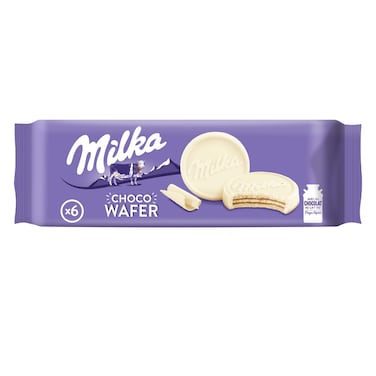 Milka Chocolate Wafer White 180GR