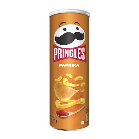 Pringles Paprika Flavour Potato Chips 165g