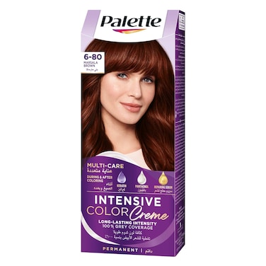 Schwarzkopf Palette Intensive Hair Color Cream With Liquid Keratin 6-80 Marsala Brown  50ML