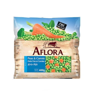 Aflora Frozen Peas and Carrots 400GR