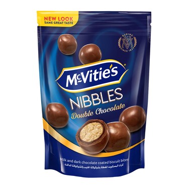 Mcvities Nibbles Double Chocolate 120GR