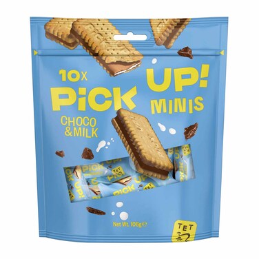 Bahlsen Pickup Minis Choco And Milk 10.6GR