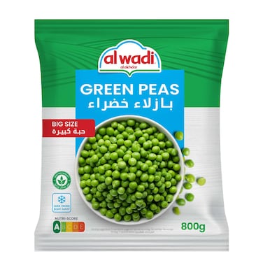 AL Wadi Al Akhdar Frozen Green Peas 800GR