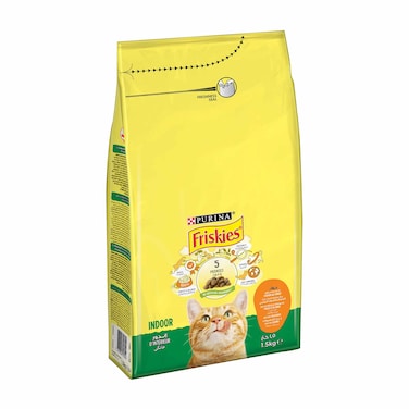Friskies Cat Indoor Chicken And Vegetables 1.5KG