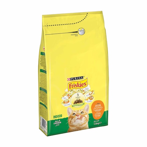 Friskies Cat Indoor Chicken And Vegetables 1.5KG