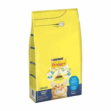 Friskies Cat Neutered Salmon And Vegetables 1.5KG