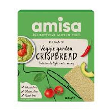 Amisa Org Veggie Crisp Bread 100GR