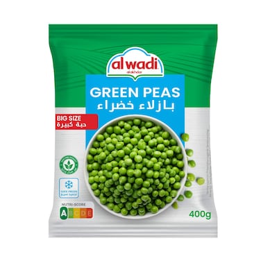 AL Wadi Al Akhdar Frozen Green Peas 400GR