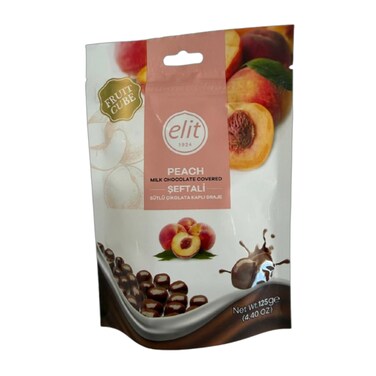 Elit Milk Chocolate Peach Cubes 125GR