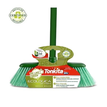 Tonkita Arix Indoor Broom Green Without Handle