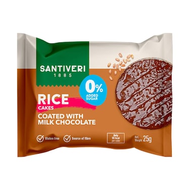 Santiveri Milk Chocolate Rice Cake 30GR