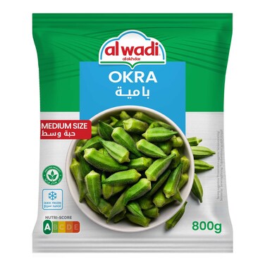 Al Wadi Al Akhdar Medium Frozen Okra 800GR